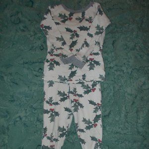 Burt's Bees Holiday Holly Pajamas
